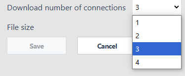 Speed tier dropdown for speed test] image::fcc-redesign/image10.png[Speed tier dropdown for latency test] image::fcc-redesign/image11.png[Download connections dropdown] image::fcc-redesign/image12.png[Reactivation frequency dropdown