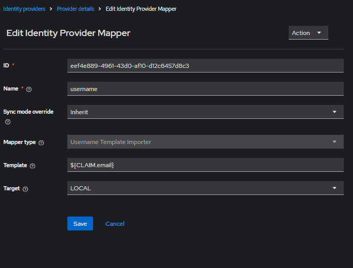 Mapper — username