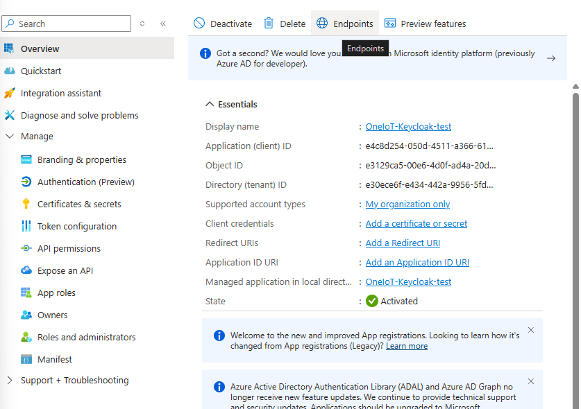 Azure App Registration Overview