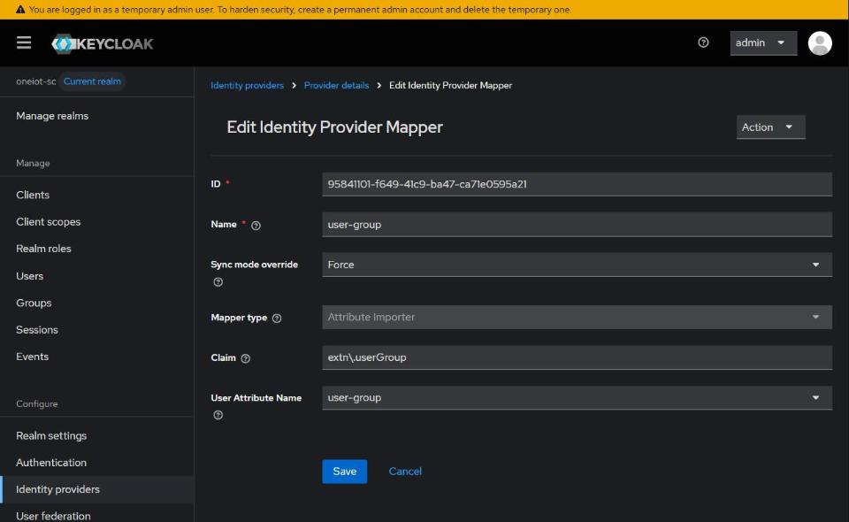 Keycloak — user-group Attribute Importer (Claim