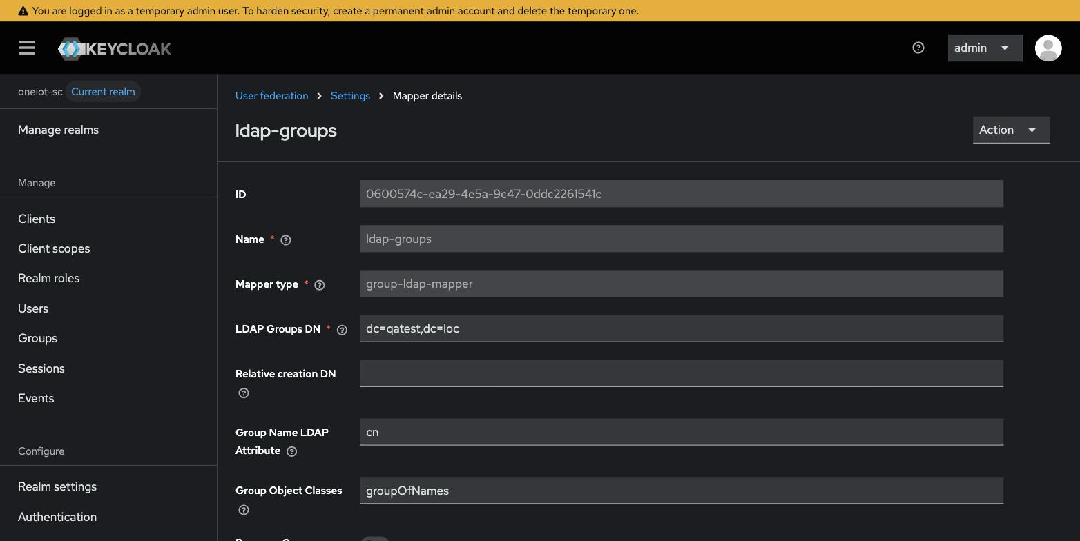 Group mapper — Groups DN