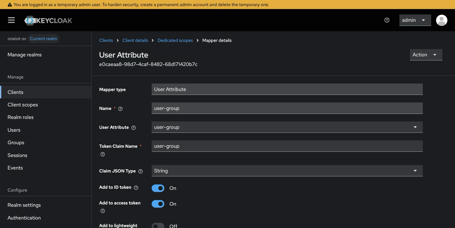 User Attribute mapper — name