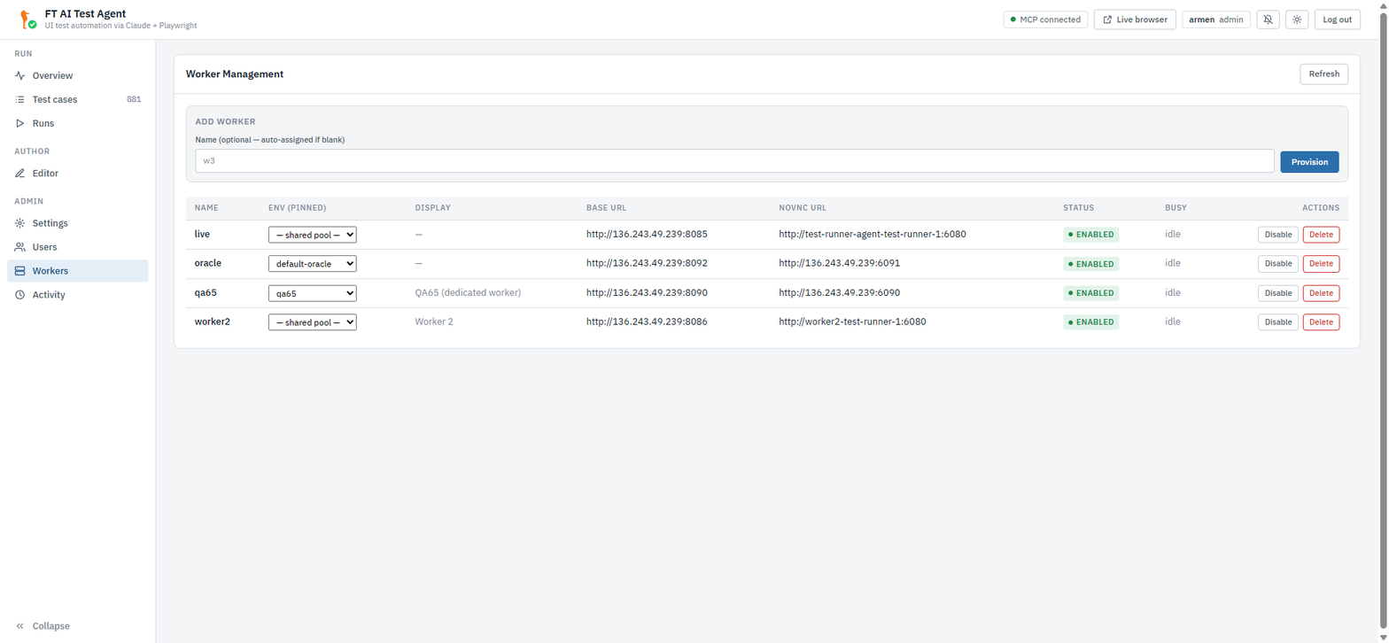 Workers — env pinning and the owner-agnostic Busy column